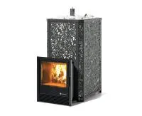 Печь для бани ИзиСтим Ялта 40 Хохлома Premium (2024) Черный печь для бани изистим ялта 40 хохлома premium (2024) черный