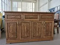 Тумба с ящиками 166х40х100 см (массив сосны, старение), палисандр, ИРБ тумба с ящиками 166х40х100 см (массив сосны, старение), палисандр, ирб