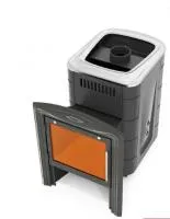 Печь для бани ТМФ Компакт 2017 Inox Витра ТО антрацит печь для бани тмф компакт 2017 inox витра то антрацит