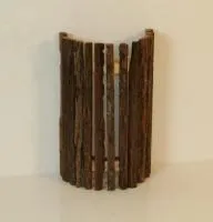 Абажур полукруглый из коры Автор Бани абажур полукруглый из коры автор бани