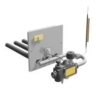 Горелка газовая Ермак УГ-САБК-АБ-24-1, 24 кВт, энергонезависимое, для печей Уралочка горелка газовая ермак уг-сабк-аб-24-1, 24 квт, энергонезависимое, для печей уралочка