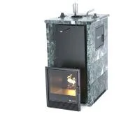 Печь для бани ИзиСтим Геленджик М2 Premium в трехстор. кожухе из змеевика вход с тыла закр.верх печь для бани изистим геленджик м2 premium в трехстор. кожухе из змеевика вход с тыла закр.верх