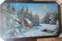 Картина "Зима" 60*100 см, Банный Эксперт картина "зима" 60*100 см, банный эксперт