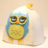 Шапка банная с аппликацией "Матильда" шапка банная с аппликацией "матильда"