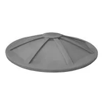 крышка для купели шишка пластик 2000 мм цвет серый