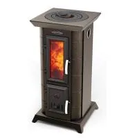 Печь-камин отопительно-варочный ТМФ Статика Тетра черная бронза печь-камин отопительно-варочный тмф статика тетра черная бронза