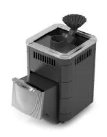 печь для бани тмф гейзер микра 2017 inox нерж.дверца закр.каменка антрацит*