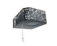 Обливное устройство ИзиСтим Каскад Хохлома 20 л Черный 430 сталь обливное устройство изистим каскад хохлома 20 л черный 430 сталь