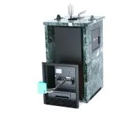 Печь для бани ИзиСтим Сочи М2 Premium в 3-х стор. кожухе из змеевика вход с тыла закр.верх с ГГУ печь для бани изистим сочи м2 premium в 3-х стор. кожухе из змеевика вход с тыла закр.верх с ггу