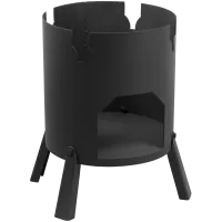 Печь для казана СТЭН Казанка-360 8-12л разборная, переносная печь для казана стэн казанка-360 8-12л разборная, переносная