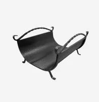 Дровница с двумя ручками черная, Банный Эксперт дровница с двумя ручками черная, банный эксперт