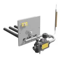 Горелка газовая Ермак УГ-САБК-ТБ-16-1, 16 кВт, энергонезависимое, для печей Уралочка горелка газовая ермак уг-сабк-тб-16-1, 16 квт, энергонезависимое, для печей уралочка