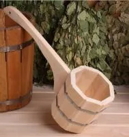 ковш 1,5л деревян. банный эксперт