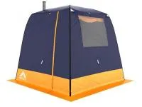 Мобильная баня Морж Лайт серая-оранж (палатка без печи) мобильная баня морж лайт серая-оранж (палатка без печи)