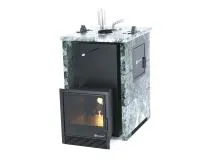 Печь для бани ИзиСтим Анапа М2 Premium в трехст. кожухе из змеевика закр.верх вход справа, футеровка печь для бани изистим анапа м2 premium в трехст. кожухе из змеевика закр.верх вход справа, футеровка