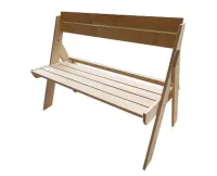 Скамейка со спинкой раскладная береза 1,2х0,4м, Банный Перец скамейка со спинкой раскладная береза 1,2х0,4м, банный перец