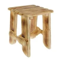 Табурет Разбойник 35х35х41 см сосна обожженная лакированная Добропаровъ табурет разбойник 35х35х41 см сосна обожженная лакированная добропаровъ