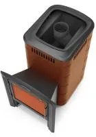 Печь для бани ТМФ Тунгуска 2017 Inox Витра нер. дверца антрацит терракота печь для бани тмф тунгуска 2017 inox витра нер. дверца антрацит терракота