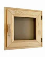 Форточка для бани деревянная 0,5х0,5 м стекло бронза, ольха, Woodson форточка для бани деревянная 0,5х0,5 м стекло бронза, ольха, woodson