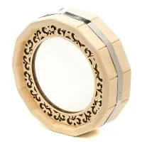 Зеркало "Бочонок" большое резное, Банный Эксперт зеркало "бочонок" большое резное, банный эксперт