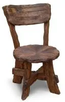 Стул №11 круглый (массив сосны, старение), палисандр, ИРБ стул №11 круглый (массив сосны, старение), палисандр, ирб