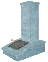 Облицовка на трубу GFS 25 130х790 Талькохлорит 3 яруса под шибер облицовка на трубу gfs 25 130х790 талькохлорит 3 яруса под шибер