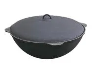 Чаша азиатская чугунная (казан), с крышкой, 8 л чаша азиатская чугунная (казан), с крышкой, 8 л
