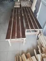 Лавка 1500*400*480, липа , горячего тиснения венге, ПЭМ лавка 1500*400*480, липа , горячего тиснения венге, пэм