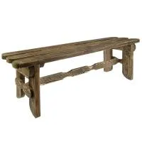 Лавка Разбойник 140х35х43 см сосна брашированная Добропаровъ лавка разбойник 140х35х43 см сосна брашированная добропаровъ