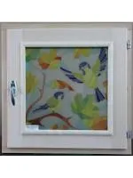 Форточка для бани деревянная со стеклопакетом 0,5х0,5 м, Осень с фурнитурой, Банный Эксперт форточка для бани деревянная со стеклопакетом 0,5х0,5 м, осень с фурнитурой, банный эксперт