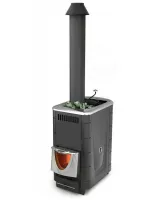 Печь для бани ТМФ Скоропарка2017 КТК Inox нерж. дверца со встроенным баком для горячей воды антрацит печь для бани тмф скоропарка2017 ктк inox нерж. дверца со встроенным баком для горячей воды антрацит