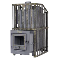 Печь для бани GFS Гроза Ураган 18М чугунная печь для бани gfs гроза ураган 18м чугунная