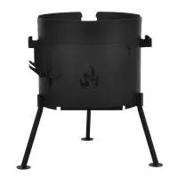 Печь под казан Узбекский 12л 360мм с дверцей печь под казан узбекский 12л 360мм с дверцей