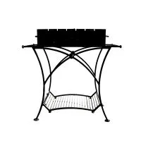 Мангал М-16, 60*35*15см, антрацит, на ножках  Дачный Эксперт мангал м-16, 60*35*15см, антрацит, на ножках  дачный эксперт