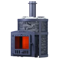 Печь для бани GFS Искандер Ураган 16 (П2) ЗК чугунная печь для бани gfs искандер ураган 16 (п2) зк чугунная