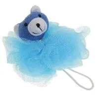 Мочалка детская Медвежонок, текстиль, Доляна мочалка детская медвежонок, текстиль, доляна