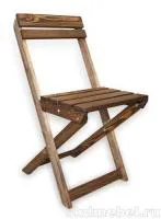 Стул №1 складной  (массив сосны, старение), палисандр, ИРБ стул №1 складной  (массив сосны, старение), палисандр, ирб