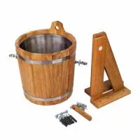 Обливное устройство 16л с нержавеющей вставкой Woodson дуб обливное устройство 16л с нержавеющей вставкой woodson дуб