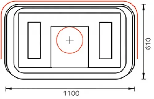 печь-камин tulikivi otra natural 1935 мм 