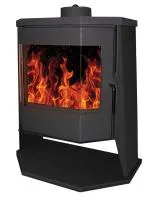 Печь-камин Бавария Панорама Призма с плитой ЭкоКамин печь-камин бавария панорама призма с плитой экокамин