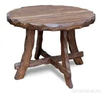 Стол №11 круглый 100х75 (массив сосны, старение), палисандр, ИРБ стол №11 круглый 100х75 (массив сосны, старение), палисандр, ирб