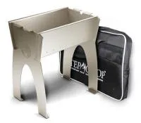 Мангал ТМФ МирТрудМай-2, высокий, разборный, решетка-гриль, с сумкой мангал тмф миртрудмай-2, высокий, разборный, решетка-гриль, с сумкой