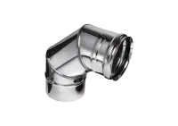 Колено Феррум угол 90° нержавеющее (430/0,5мм) ф115 колено феррум угол 90° нержавеющее (430/0,5мм) ф115