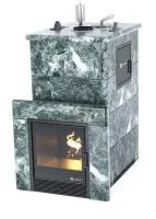 Печь для бани ИзиСтим Геленджик М2 Premium в четырехс.кож.из змеевика вход слева закр.верх печь для бани изистим геленджик м2 premium в четырехс.кож.из змеевика вход слева закр.верх