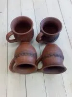 Кружка глиняная 0,2л, чайная, ручная работа, ШД кружка глиняная 0,2л, чайная, ручная работа, шд