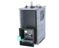 Печь для бани ИзиСтим Геленджик М2 в трехстор. кожухе из талькох.,закр. верх, вх.с тыла с ГГУ -60 печь для бани изистим геленджик м2 в трехстор. кожухе из талькох.,закр. верх, вх.с тыла с ггу -60