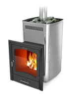 Печь для бани ТМФ Калина II Inox т/обменник антрацит нерж. конвектор передняя рамка антрацит печь для бани тмф калина ii inox т/обменник антрацит нерж. конвектор передняя рамка антрацит