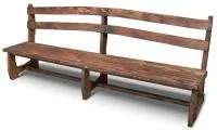Скамья №13 200х60х45 см массив сосны старение, палисандр, ИРБ ЗАКАЗ скамья №13 200х60х45 см массив сосны старение, палисандр, ирб заказ