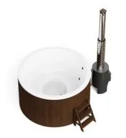 Купель POLAR Spa композитная COMFORT 195 HOT термобереза темная с ППУ купель polar spa композитная comfort 195 hot термобереза темная с ппу