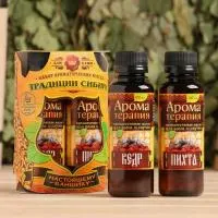 Набор ароматизаторов "Традиции Сибири" (кедр, пихта), 100 мл Банная забава набор ароматизаторов "традиции сибири" (кедр, пихта), 100 мл банная забава